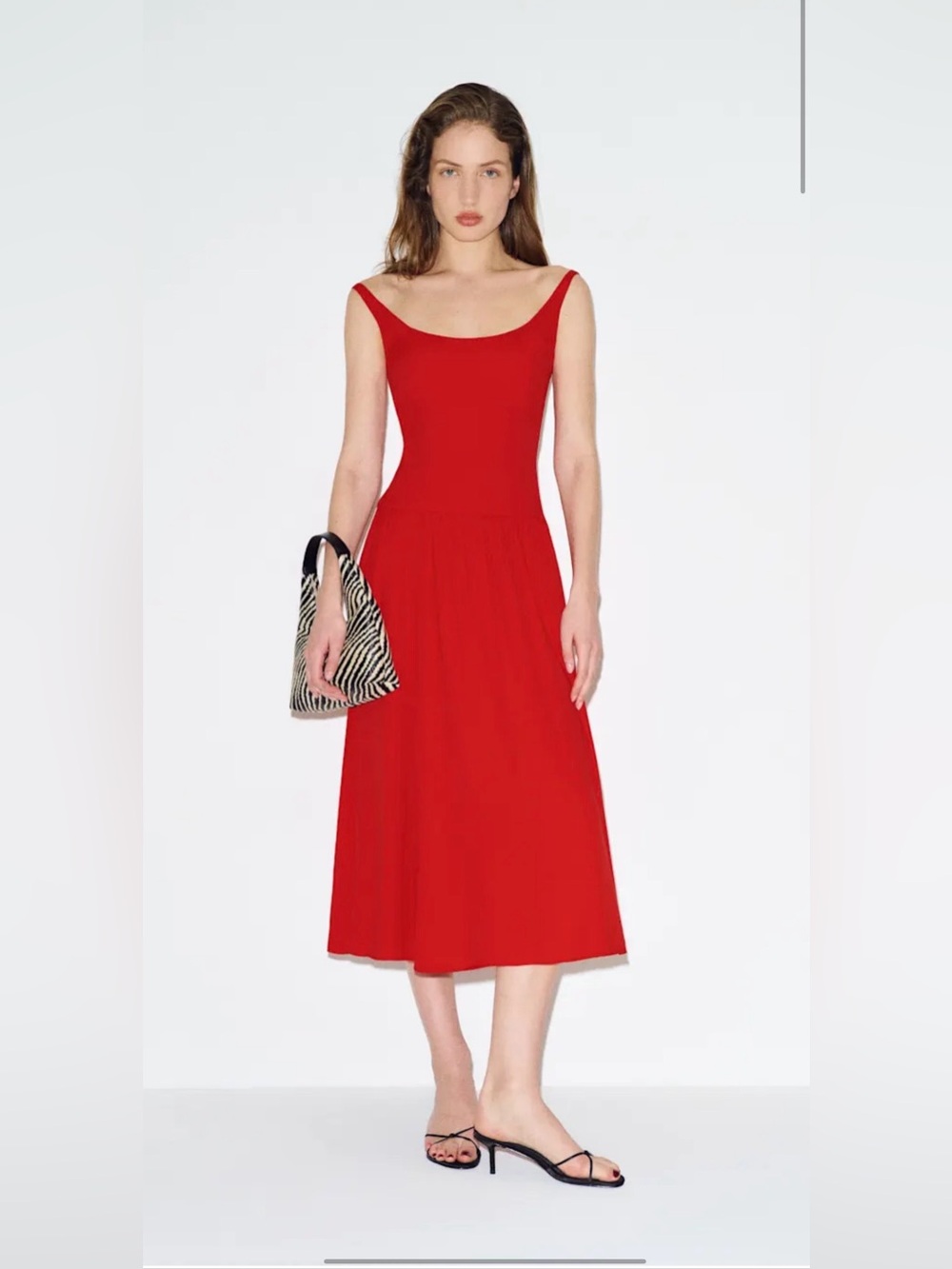 Reformation Bellarose Dress Red - Size 0